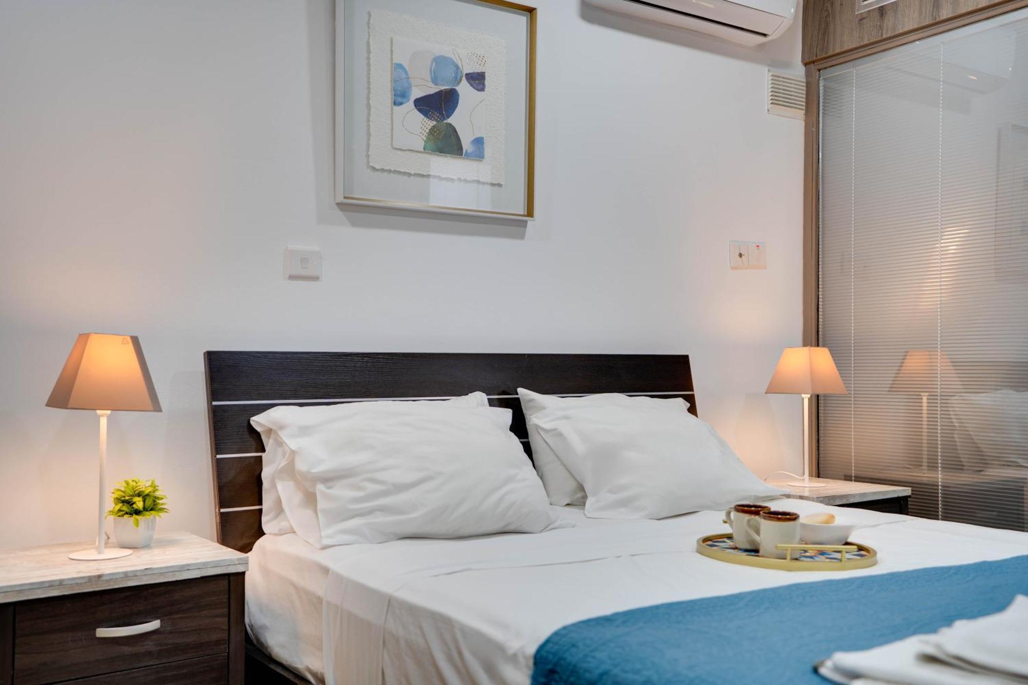 Atlantis Apartments 50M From Makenzy Seafront Lárnaka Eksteriør bilde